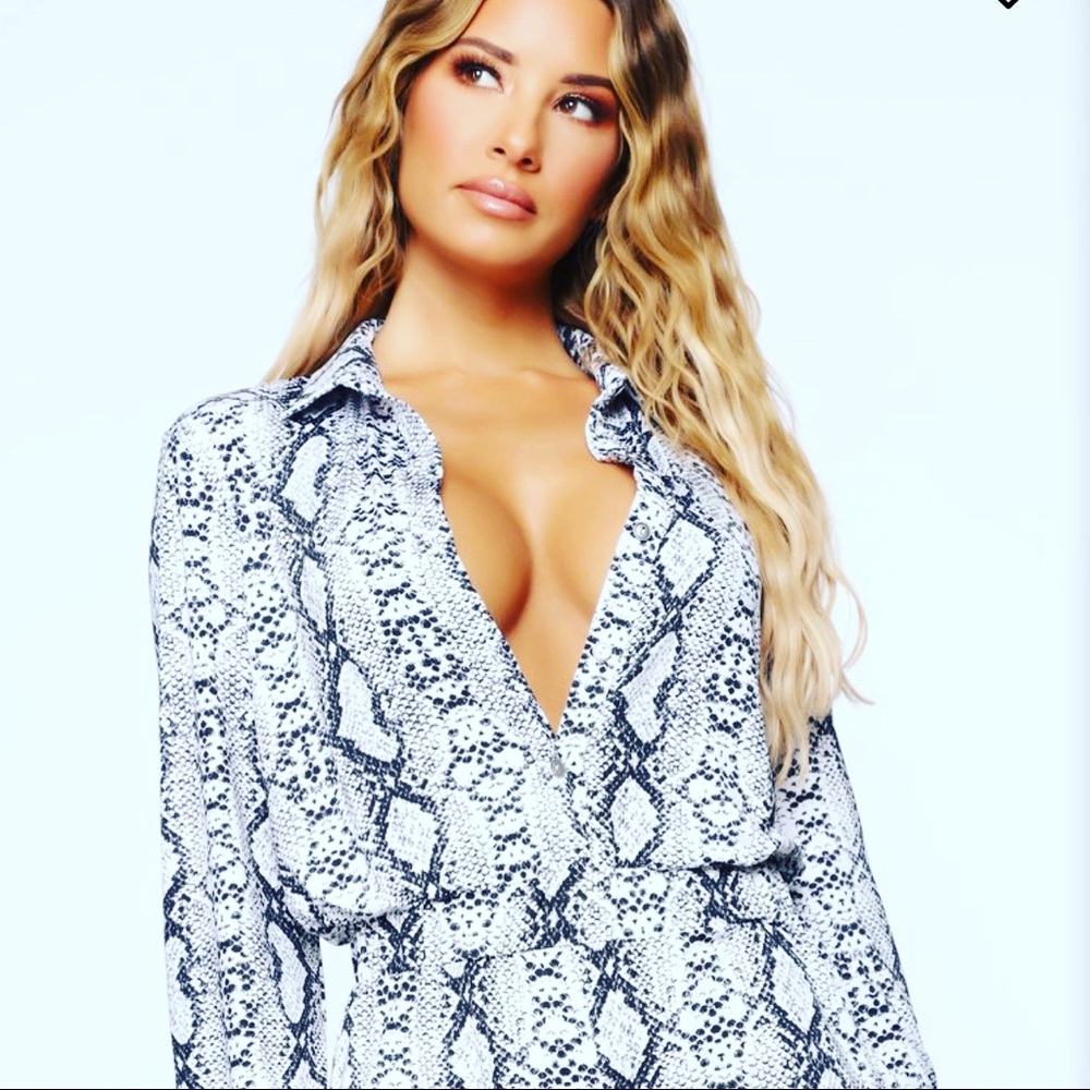 Multi Colored Romper by Fashion Nova